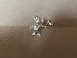 Silver mickey mouse pendant/pendant