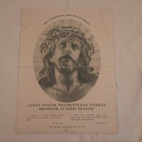 Holy wounds rosary print 1933