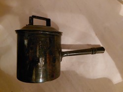 Antique Silver-plated English Chocolate Pot