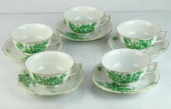 0K845 old Herend porcelain tea set 1943