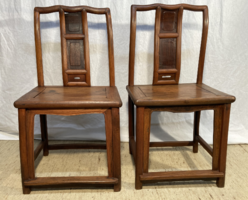 Chinese 2 pcs Huanghuali Chairs