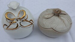 Spherical ceramic bombonier - sugar holder