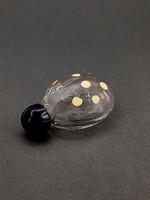 Vintage katicabogár formájú parfümös üvegcse
