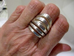 Szépséges régi magyar   iparművész  ezüstgyűrű
