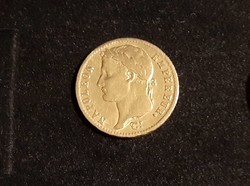 France bonaparte napoleon gold 20 francs 1812. 6.43G
