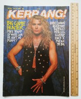 Kerrang magazin #244 1989 White Lion Kings X Slammer Nevermore Mr Big Pariah Horse London Guns Roses