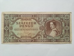 100000 pengő 1945. október 23 - bankjegy