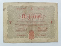 5 Forints, 1 September 1848 - Kossuth banknote