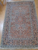 Hand-knotted oriental cashmere silk rug