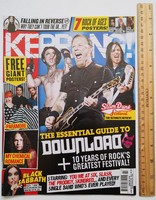 Kerrang magazin #1418 2012 Metallica Paramore Ray Toro Guns Roses Ozzy Falling Reverse Slayer Judas