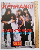 Kerrang magazin #251 1989 Kiss Alice Cooper Rage Princess Pang Leeway Wolfsbane Vain Mötley Anthrax