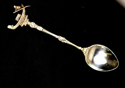 Venetian gondola figural silver coffee spoon!