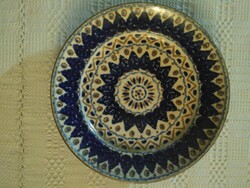 Marokkói kerámia falitányér, tányér
