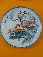 Jingdezhen China jelzett porcelán falitányér tál tányér Kína Japán Ázsia 20 század