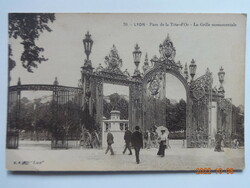Vintage postcard: France, Lyon, parc de la tete d'or, 1910s