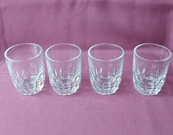 4 retro brandy glasses