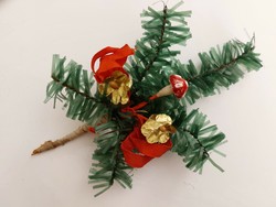 Old Christmas tree decoration retro pine branch package decoration accessory