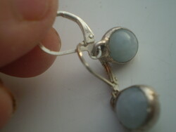 Sold out, socket aquamarine handmade earrings