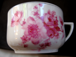 Cup of 4 antique bohemia pink roses