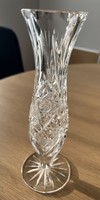 Ajka kristály  csiszolt váza 23 cm