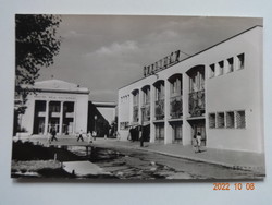 Régi képeslap: Dunaújváros, Üzletház, 50-es, 60-as évek
