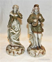 Antik EBS Ernst Bohne & Sohne - Porcelán figura pár