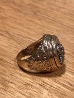 925 aranyozott szűz Mária gyűrű