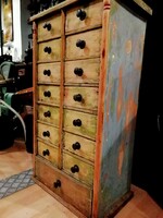 Small-sized multi-drawer cabinet, in need of renovation (color), structurally solid, early 20th century