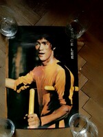 Bruce Lee Halálos játszma Game of Death plakát 80-as évek kung fu kult film mozi sárga kezeslábas