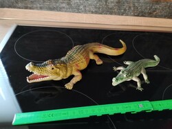 Toy plastic crocodile alligator animals