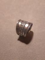 Régi széles ezüst gyűrű 56- os méretben
