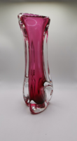 Beautiful glass vase designed by Jozef hospodka