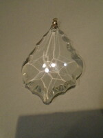 Régi antik cca 1880 kristály medál kuriózum full szecis ritkaság NAGYMÉRETŰ