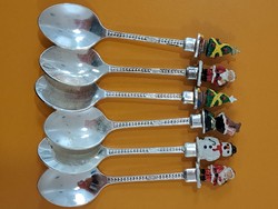 Tradition silver plated spoon teespoon karácsonyi ezüstözött teáskanál készlet