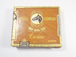 Retro old 20 Rössli Carino- Rössli Carino cigar box cigarettes Swiss paper box