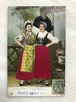 Antik dombornyomott, hosszúcímzéses képeslap - 1904                                        -2.