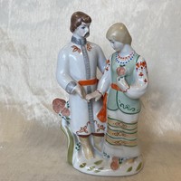 Nagy méretű orosz porcelán pár II-es