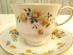 Yellow rose royal vale English porcelain coffee tea cup
