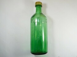Retro hypo glass bottle flacon embossed inscription - chemical company - from the 1960s