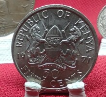 Kenya 1971. 50 cent