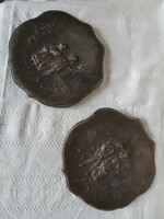 Bronze wall plates 2 pcs