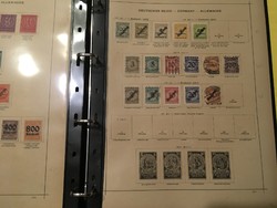 Deutsches Reich bélyegek kapcsos előnyomott berakóban 2.rész