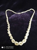 Silver (925) Italian women's twisted necklaces