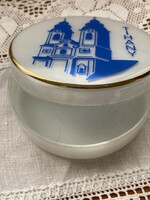 Retro milk glass jar, teapot, for collectors