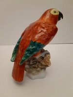 RITKÁBB FIGURA!! Antik Herendi porcelán papagáj