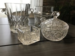 Hermann crystals ice bucket ashtray bonbonier