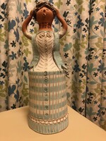 Little pink Ilona ceramic female figure 38cm