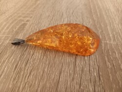 Retro, artificial amber pendant