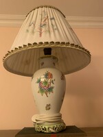 Herend Victoria pattern table lamp with a pair (2 pcs) of shades