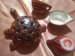 Tófej ceramics turtle and coffee cups